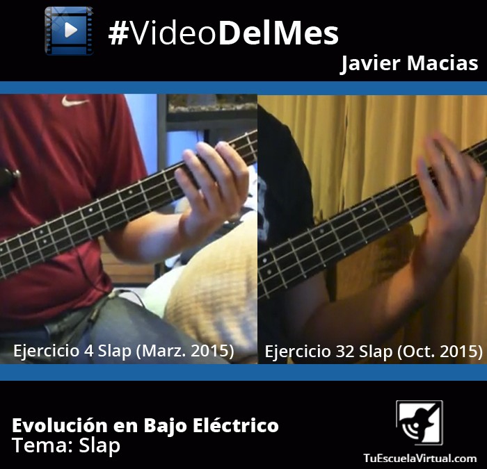 Javier Macias –  Bajo eléctrico Slap – Clases de Música Online