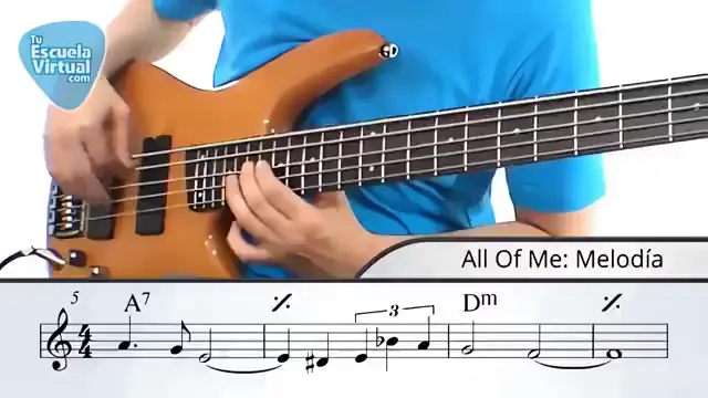 Clase de bajo con su cifrado